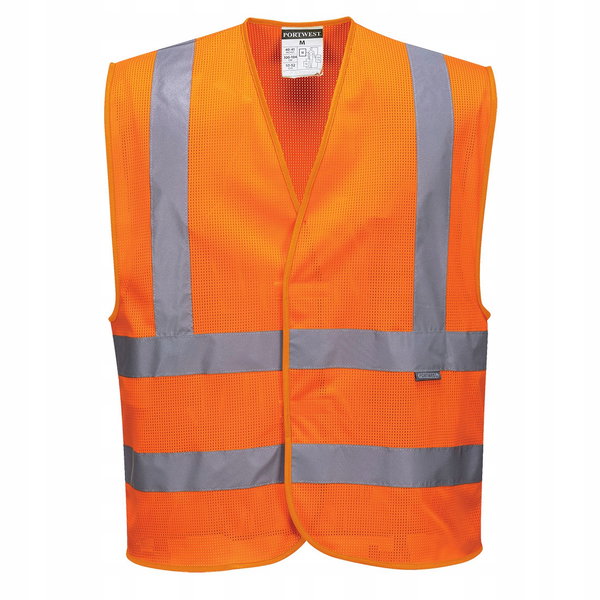 Siatkowa kamizelka ostrzegawcza Pomarańczowy r. L/XL