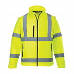 Softshell ostrzegawczy (3 warstwy) Żółty r. XS