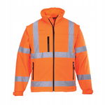Softshell ostrzegawczy (3 warstwy) Pomarańczowy r. XXXL