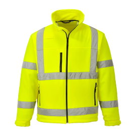 Softshell ostrzegawczy Classic (3 warstwy) Żółty r. XXXL
