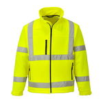 Softshell ostrzegawczy Classic (3 warstwy) Żółty r. S
