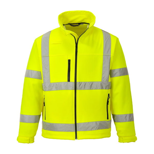 Softshell ostrzegawczy Classic (3 warstwy) Żółty r. L