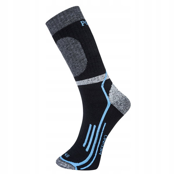 Skarpety zimowe merino Czarny r. 39-43