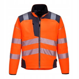 Softshell ostrzegawczy PW3 Pomarańczowy/Szary r. XXXL