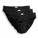 Slipki męskie Classic Slip 3-pak Czarny r. S
