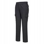 Spodnie bojówki Slim Stretch Czarny Krótki r. 28