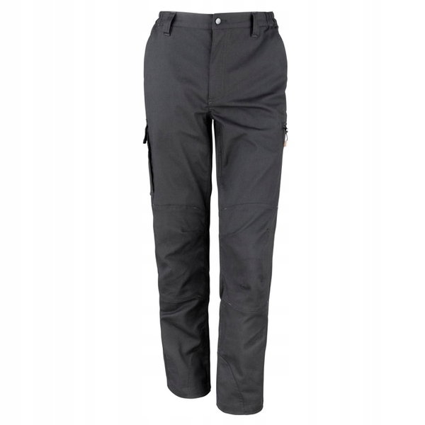 Spodnie Robocze Unisex Stretch Czarny r. M