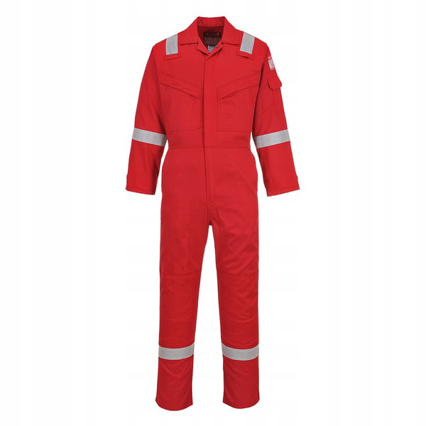 Super lekki, antyelektrostatyczny kombinezon 210g Czerwony r. XS