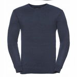 Sweter męski przez głowę V-neck Francuski Granatowy r. 2XL
