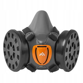 Zestaw półmasek TPR (z filtrami P3) Szary r. S/M