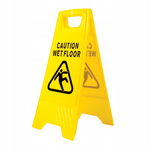 Znak ostrzegawczy Wet Floor Żółty r.