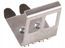 Adapter mocowania typu keystone na szynę DIN (TH-35) 2x moduł keystone ALAN