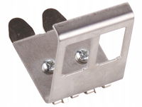 Adapter mocowania typu keystone na szynę DIN (TH-35) 2x moduł keystone ALAN