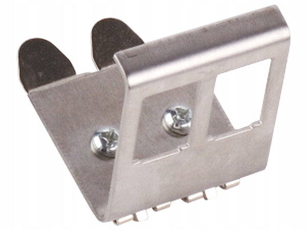 Adapter mocowania typu keystone na szynę DIN (TH-35) 2x moduł keystone ALAN