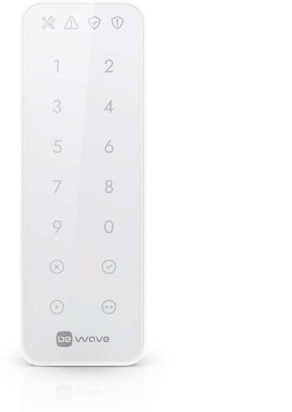 BE WAVE Bezprzewodowa klawiatura dotykowa (czarna typ urządzenia AKP-200-B)