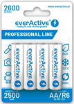 Akumulatorki AA / R6 Ni-MH everActive 2600mAh Professional Line box 4 szt.