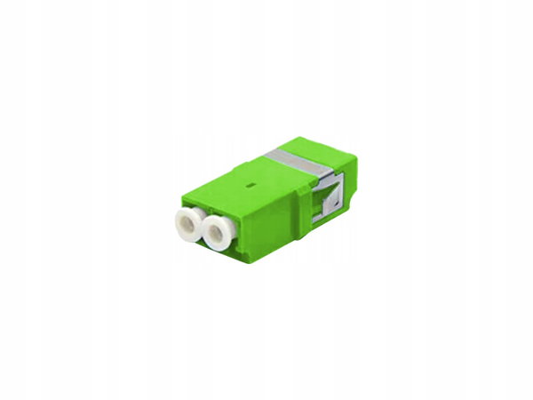 Adapter światłowodowy bezkołnierzowy jednomodowy SM LC/APC duplex ALANTEC