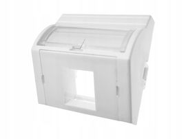 Adapter 45x45 1xRJ45 (wypukły kątowy) ALANTEC - ALANTEC