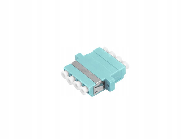 Adapter światłowodowy multimodowy OM3 LC quad ALANTEC - ALANTEC