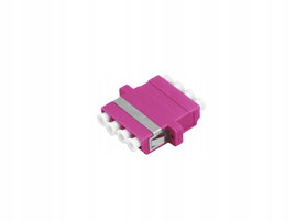 Adapter światłowodowy multimodowy OM4 LC quad ALANTEC - ALANTEC