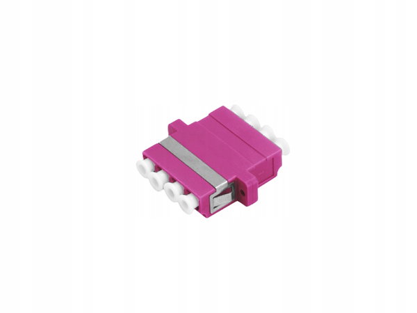Adapter światłowodowy multimodowy OM4 LC quad ALANTEC - ALANTEC