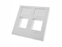 Adapter 45x45 2xRJ45 (płaski) ALANTEC - ALANTEC