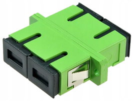Adapter światłowodowy jednomodowy SM SC/APC duplex