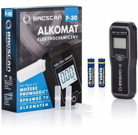 Alkomat BACscan F-30 elektrochemiczny Kalibra 24mc