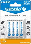 Akumulatorki AAA R03 everActive Ni-MH 1050 mAh 4 s