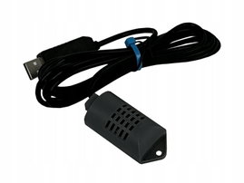 Czujnik temperatury i wilgotności USB - przewód 2m AVIZIO POWER