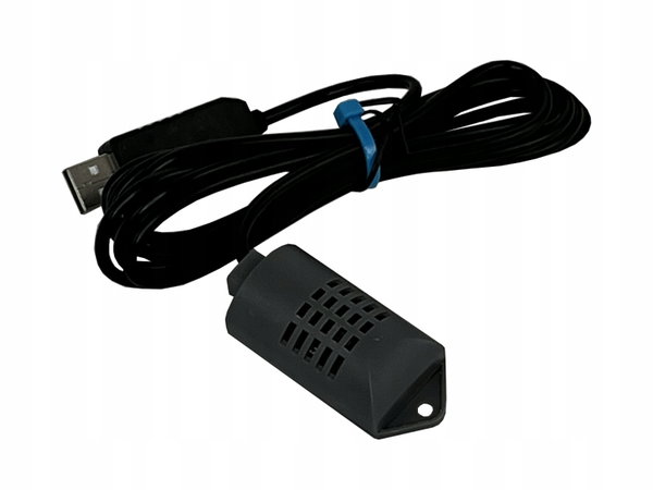 Czujnik temperatury i wilgotności USB - przewód 2m AVIZIO POWER