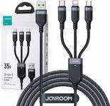 Kabel 3w1 USB-A / USB-C micro-USB Lightning Joyroom S-1T3018A18 120cm 2.4A