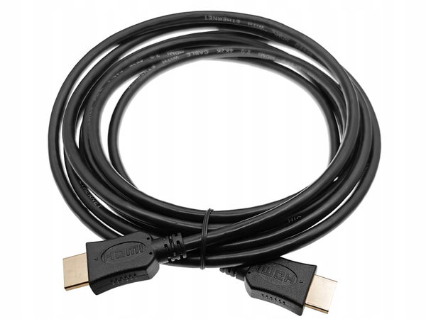 Kabel HDMI 3m v2.0 High Speed z Ethernet - ZŁOCONE złącza AVIZIO POWER
