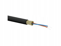 Kabel światłowodowy OS2 abonencki FTTx okrągły SM 4J 9/125 LSOH czarny 1000