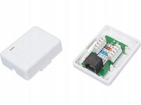 Gniazdo natynkowe UTP kat.5e 1xRJ45 ALANTEC - ALANTEC