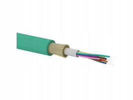 Kabel światłowodowy OM3 B2ca U-DQ(ZN)BH uniwersalny trudnopalny "FireHardy"