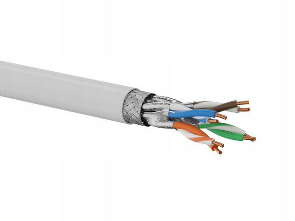 Kabel S/FTP kat.7A euroclass B2ca LSOH 1500 MHz (10Gb/s) 500m 25 lat gwaran