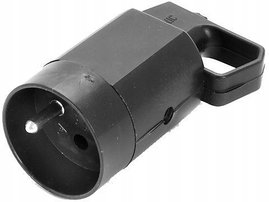 Gniazdo 315-05 z uchem z uziemieniem 2P+Z 16A 250V