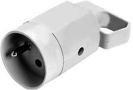 Gniazdo 315-01 z uchem z uziemieniem 2P+Z 16A 250V