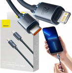KABEL USB-C -> Lightning / iPhone Baseus Crystal CAJY000301 2m 20W PD Quick