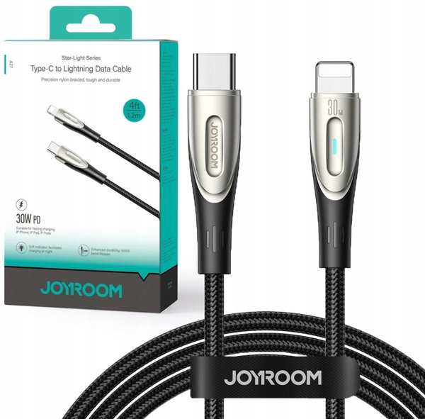 Kabel USB-C / Lightning Joyroom Star-Light Series SA27-CL3 120cm 30W w oplo