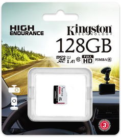 Karta microSD Kingston Endurance 128 GB 24/7