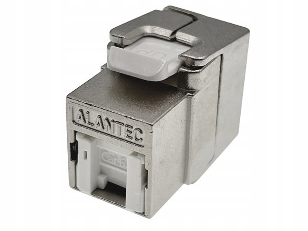 Moduł keystone RJ45 beznarzędziowy STP kat.6 PoE+ ALANTEC Plus INTERTEK