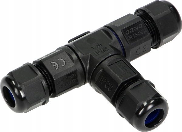 Konektor Mufa kablowa trójnik T IP68, 3x4mm², 450V/25A OR-AE-13602