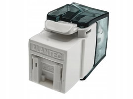 Moduł keystone RJ45 beznarzędziowy UTP kat.6A ALANTEC PLUS badanie jakości