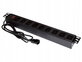 Listwa zasilająca 19" gniazdo 9 x IEC320 C13