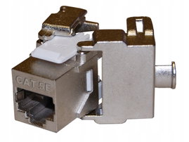 Moduł keystone RJ45 beznarzędziowy STP kat.5E PoE+