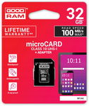 KARTA PAMIĘCI microSD UHS1 CL10 32GB ADAPTER 100MB