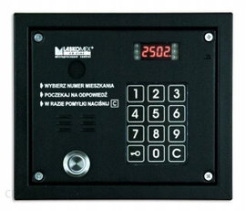 Laskomex CP-2503TP czarna Panel audio z czytnikiem
