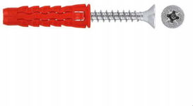Kołek uniwersalny 10x50/70 wkręt z łbem stożkowym karton SFXP-10050070 50sz
